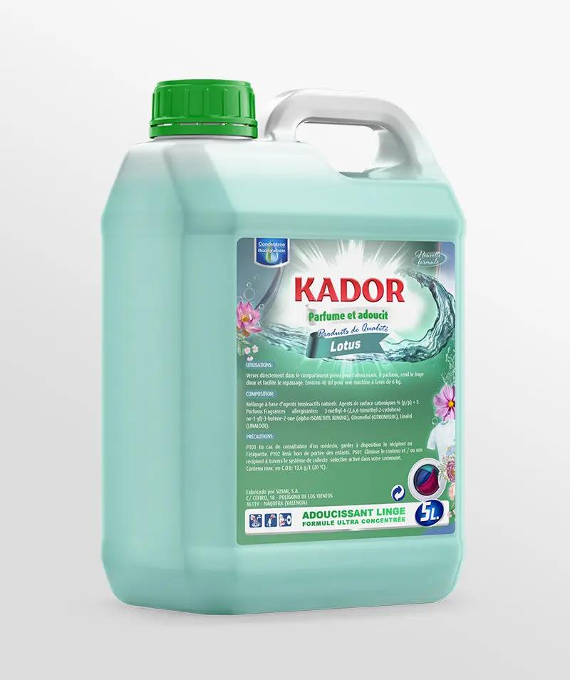 Adoucissant 5 litres KADOR Lotus (équivalent Lenor fleurs de lotus) Ma boutique