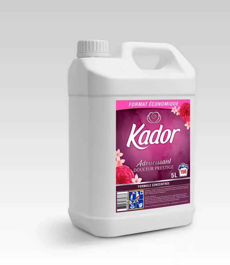 Adoucissant 5 litres KADOR Douceur Prestige (équivalent Lenor kiss) Ma boutique