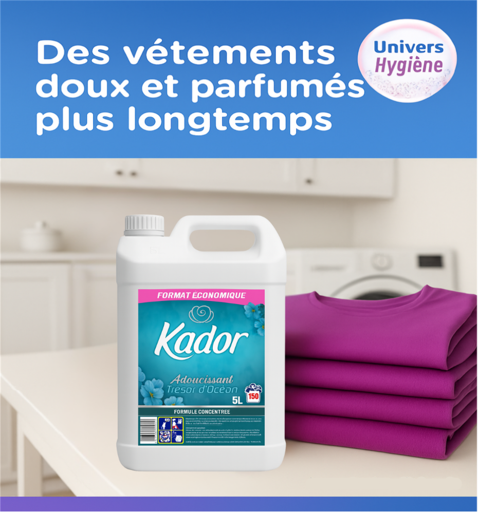 Adoucissant 5 litres KADOR Trésor d’Océan Ma boutique