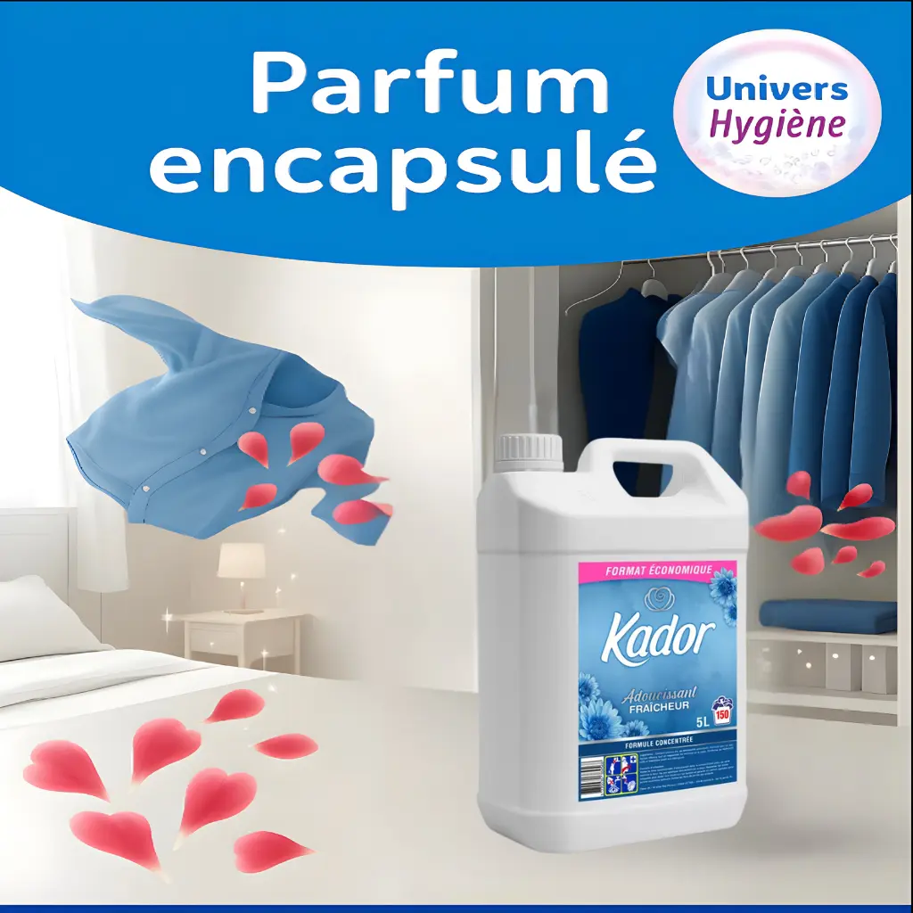 Adoucissant 5 litres KADOR Fraîcheur (équivalent Lenor envolé d'air) Ma boutique