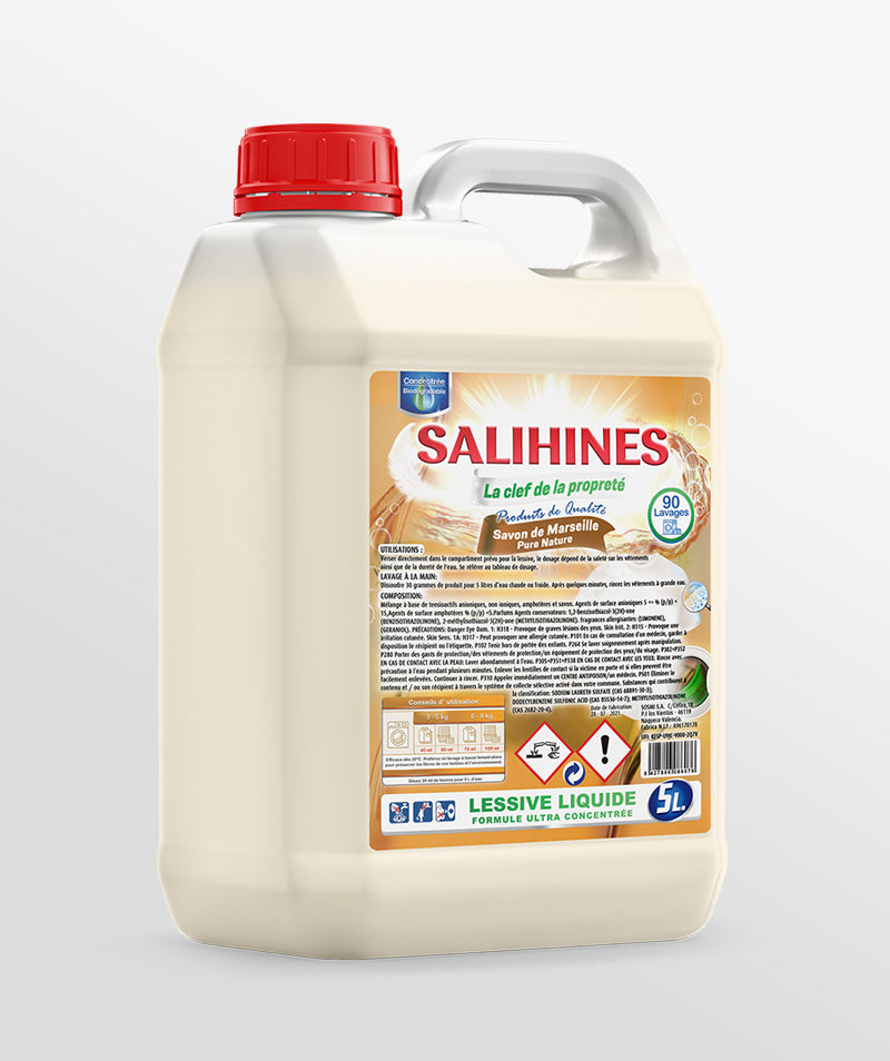Lessive Concentrée SALIHINES Savon de Marseille (équivalent Le chat) Ma boutique
