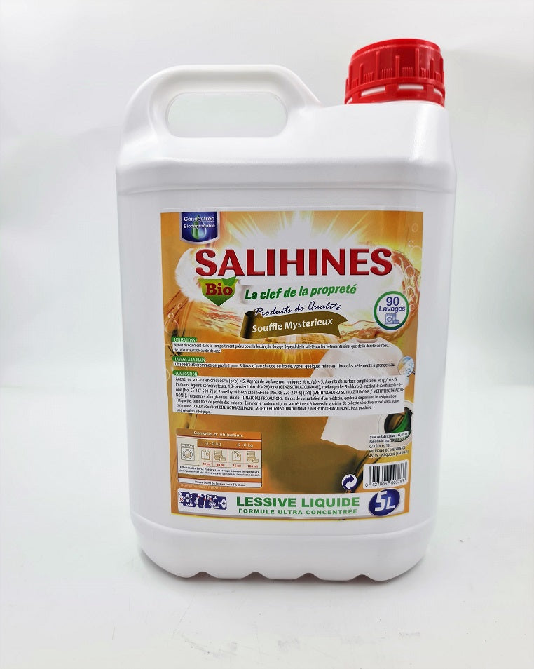 Lessive Concentrée SALIHINES Souffle Mysterieux (équivalent à Lenor souffle précieux) Ma boutique
