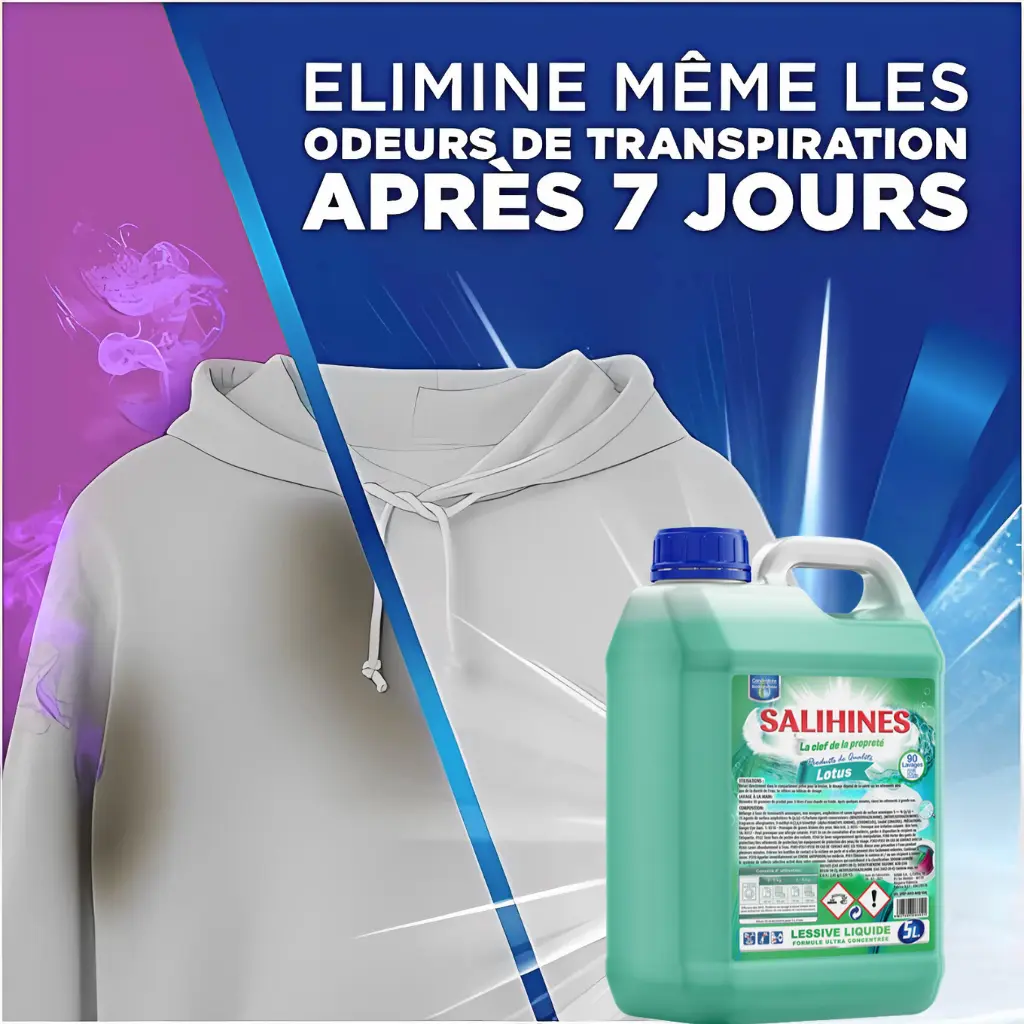 Lessive Concentrée SALIHINES Lotus (équivalent Dash fleur de lotus) Ma boutique