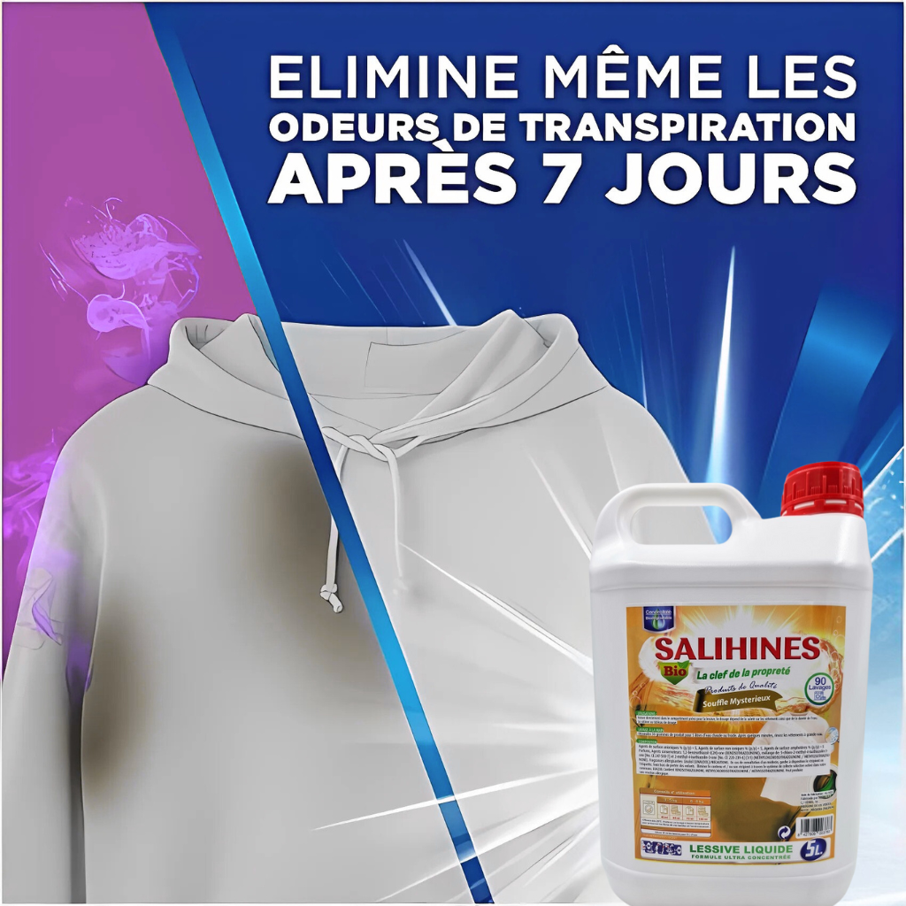 Lessive Concentrée SALIHINES Souffle Mysterieux (équivalent à Lenor souffle précieux) Ma boutique